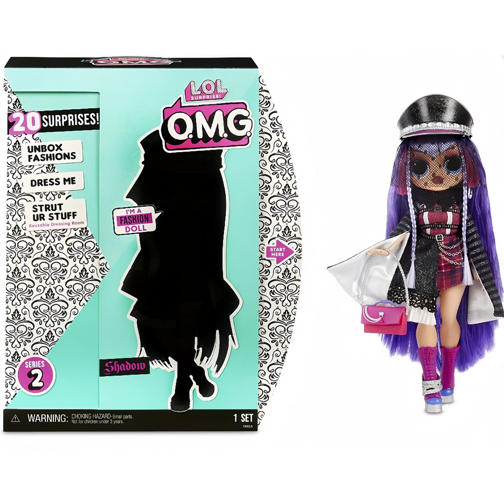 L.O.L. Surprise! O.M.G. Shadow Fashion Doll con 20 Sorprendentes Sorpresas
