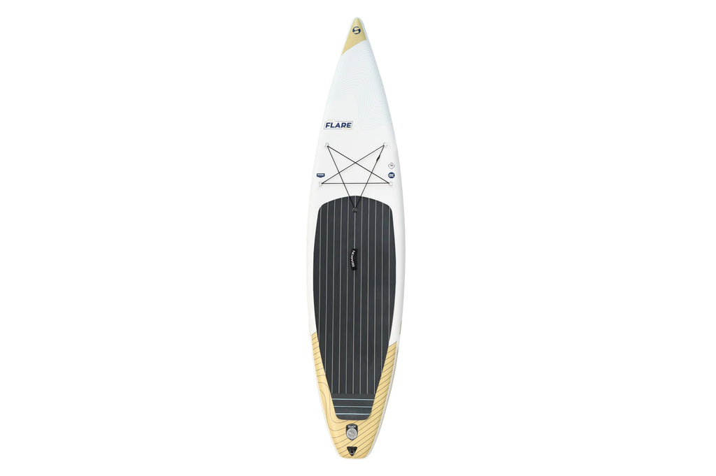 2025 Flare Pro 11.8 Tabla de SUP Allround Touring hinchable – Double Layer Fusion, con bomba, remo de fibra de vidrio y mochila con ruedas