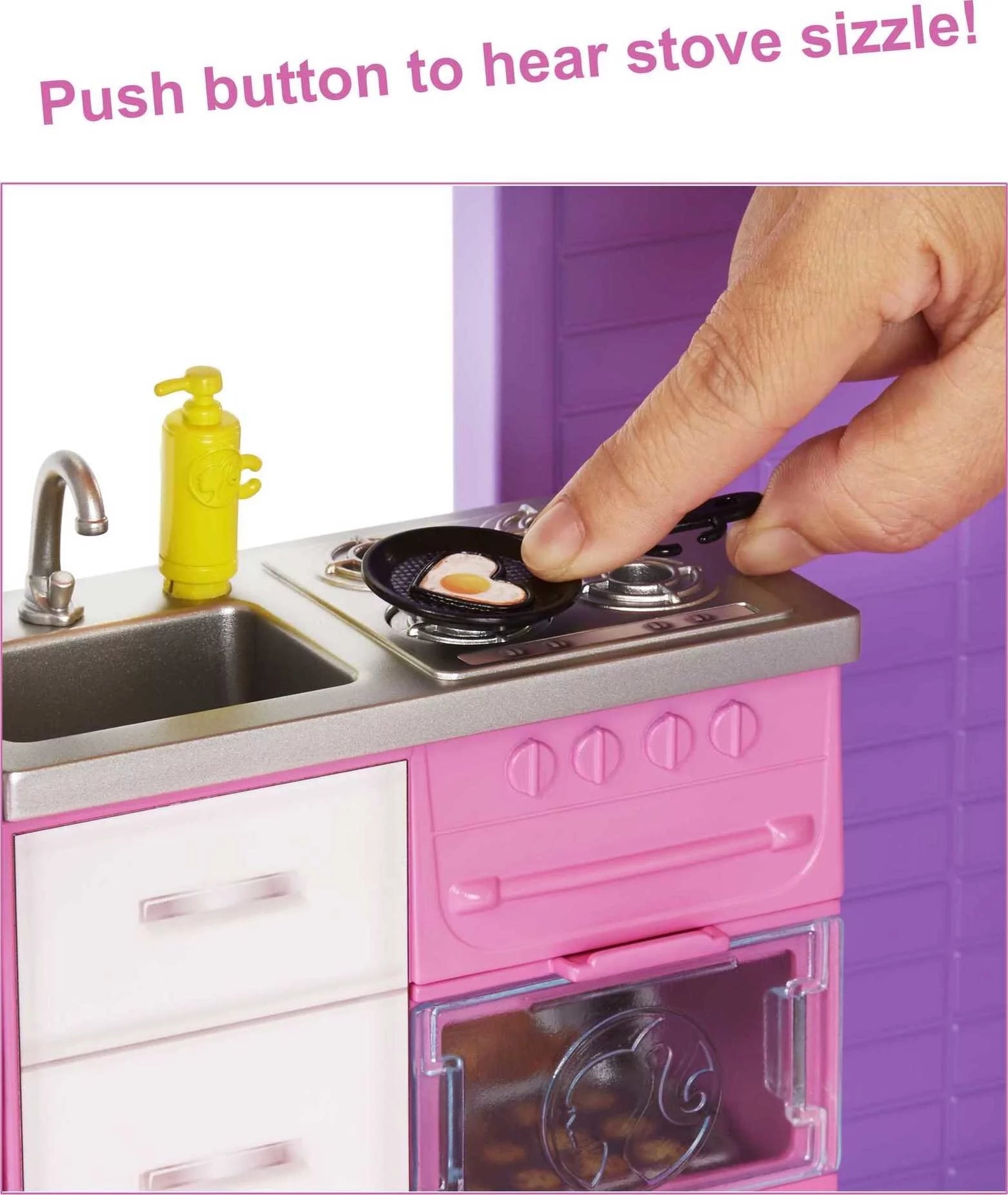 Casa de Muñecas Barbie DreamHouse con más de 70 Accesorios, Elevador Funcional, Luces y Sonidos