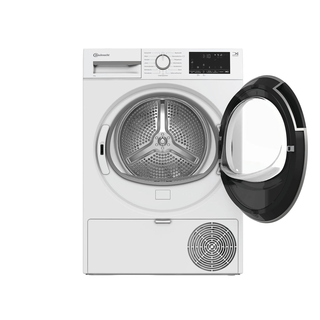 2025 Bauknecht BD 8D WWS Secadora con bomba de calor / 8 kg / Clase energética A++ / Precision Dry – secado inteligente / Motor inverter / Slim – profundidad extra compacta de solo 46 cm / Iluminación del tambor