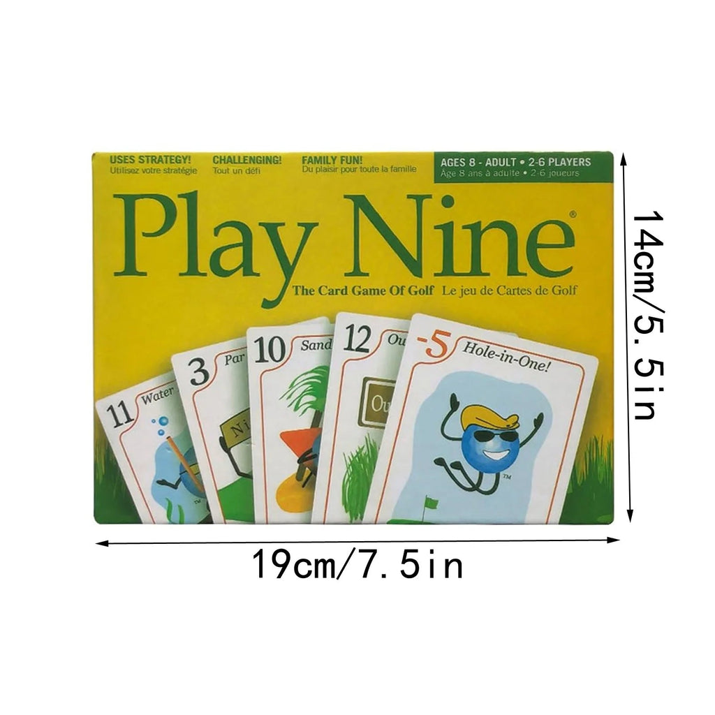 Tysmin Juegos Familiares Laoniu — Juego de Cartas Divertido Inspirado en el Golf, Ideal para Reuniones Familiares y con Amigos