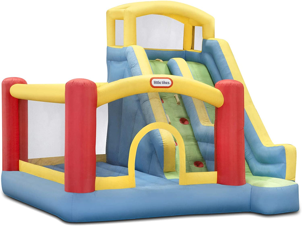 Inflable Gigante con Tobogán y Brincolín Little Tikes