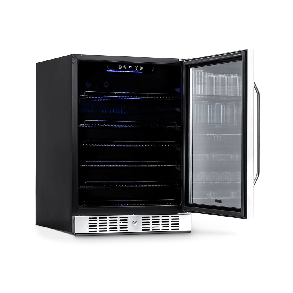 2025 Newair® Refrigerador de Bebidas Empotrable de Acero Inoxidable – 177 Latas – 24"