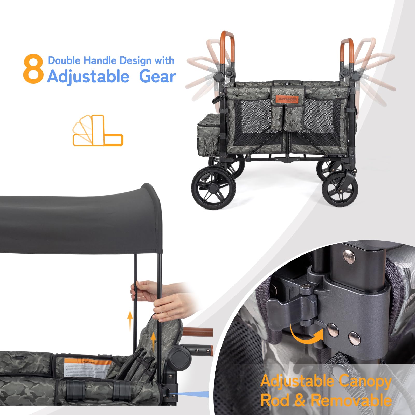 JOYMOR Cochecito Tipo Carrito con Protección UV WS1GC4SD