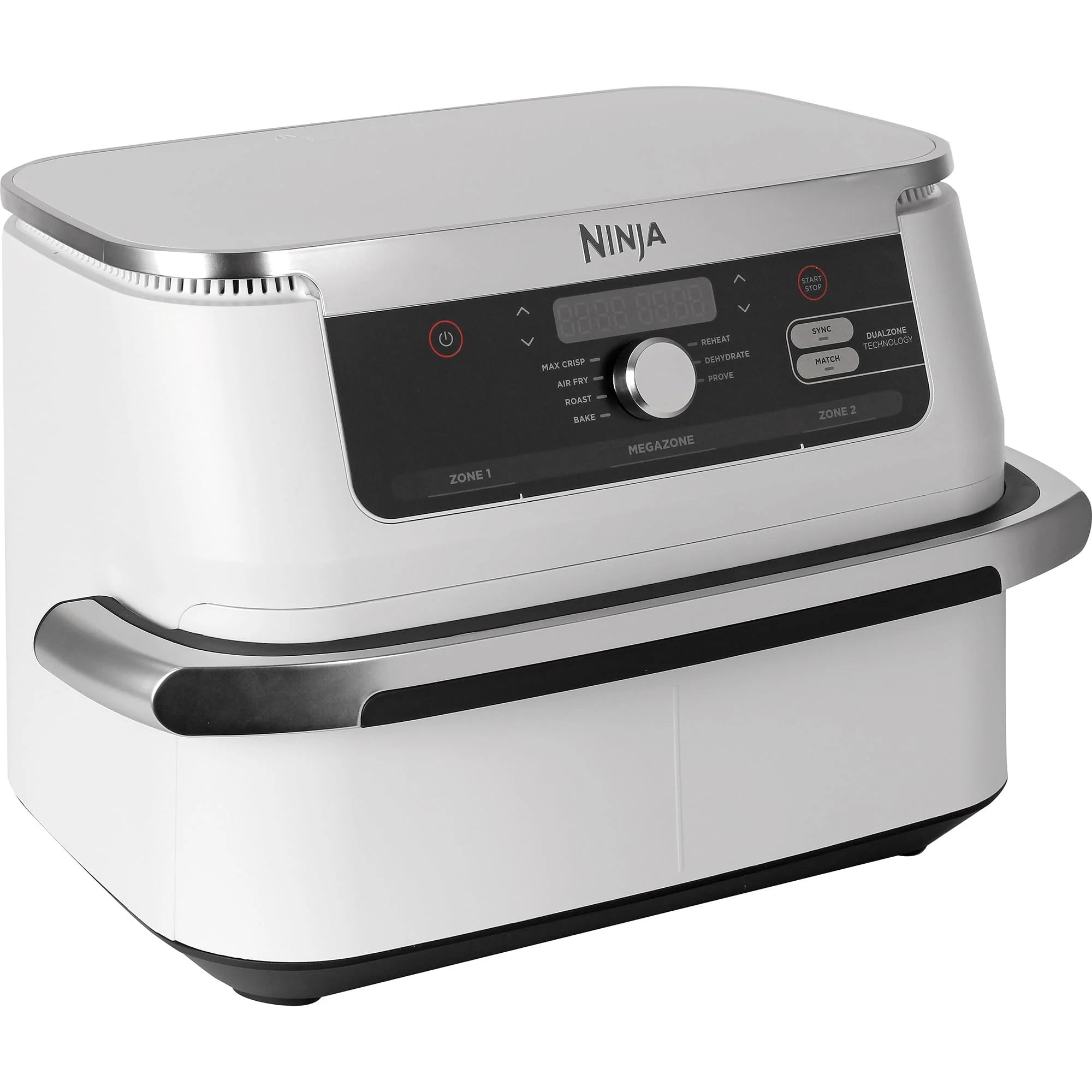 2025 Ninja AF500EUWH Foodi FlexDrawer Freidora de Aire Caliente Blanca