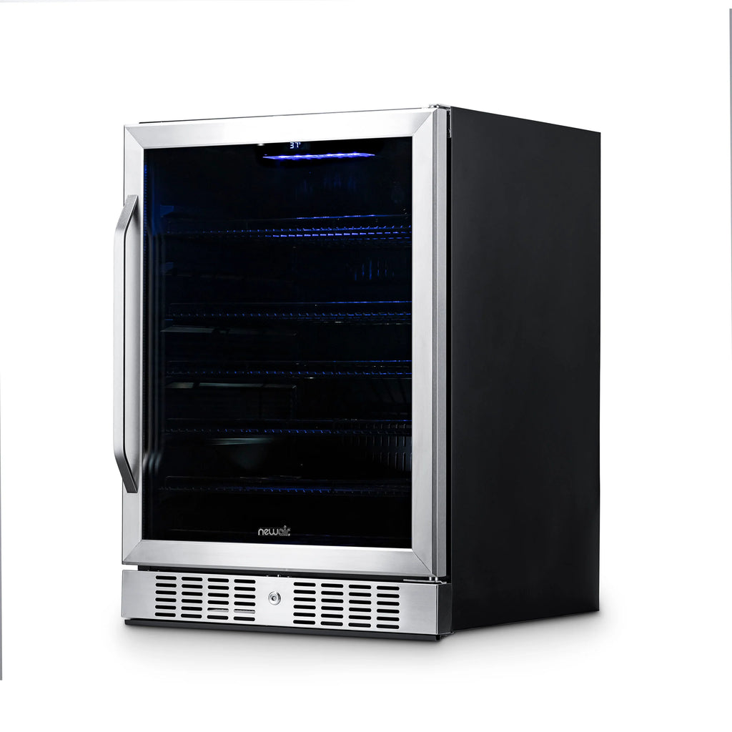 2025 Newair® Refrigerador de Bebidas Empotrable de Acero Inoxidable – 177 Latas – 24"