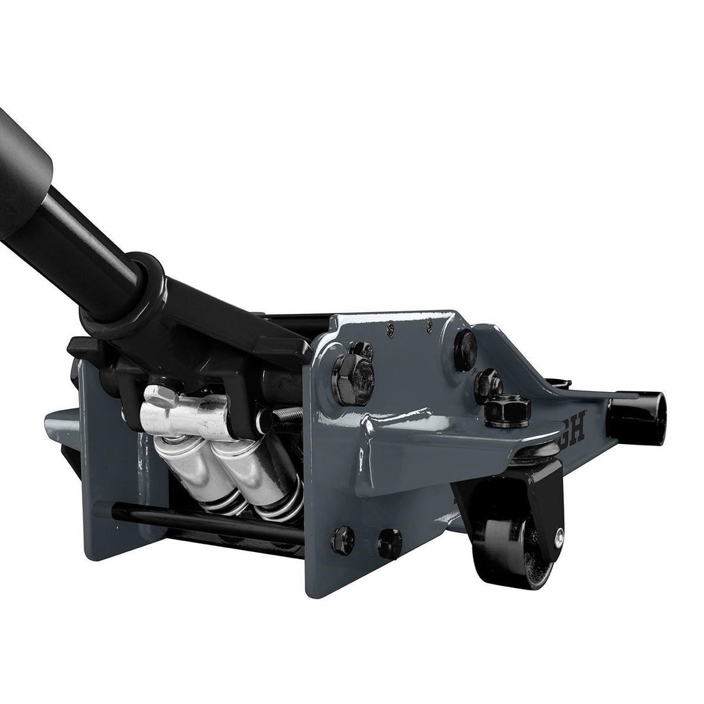 2025 PITTSBURGH Gato hidráulico de piso de perfil bajo de 3 toneladas con bomba RAPID PUMP, color gris pizarra