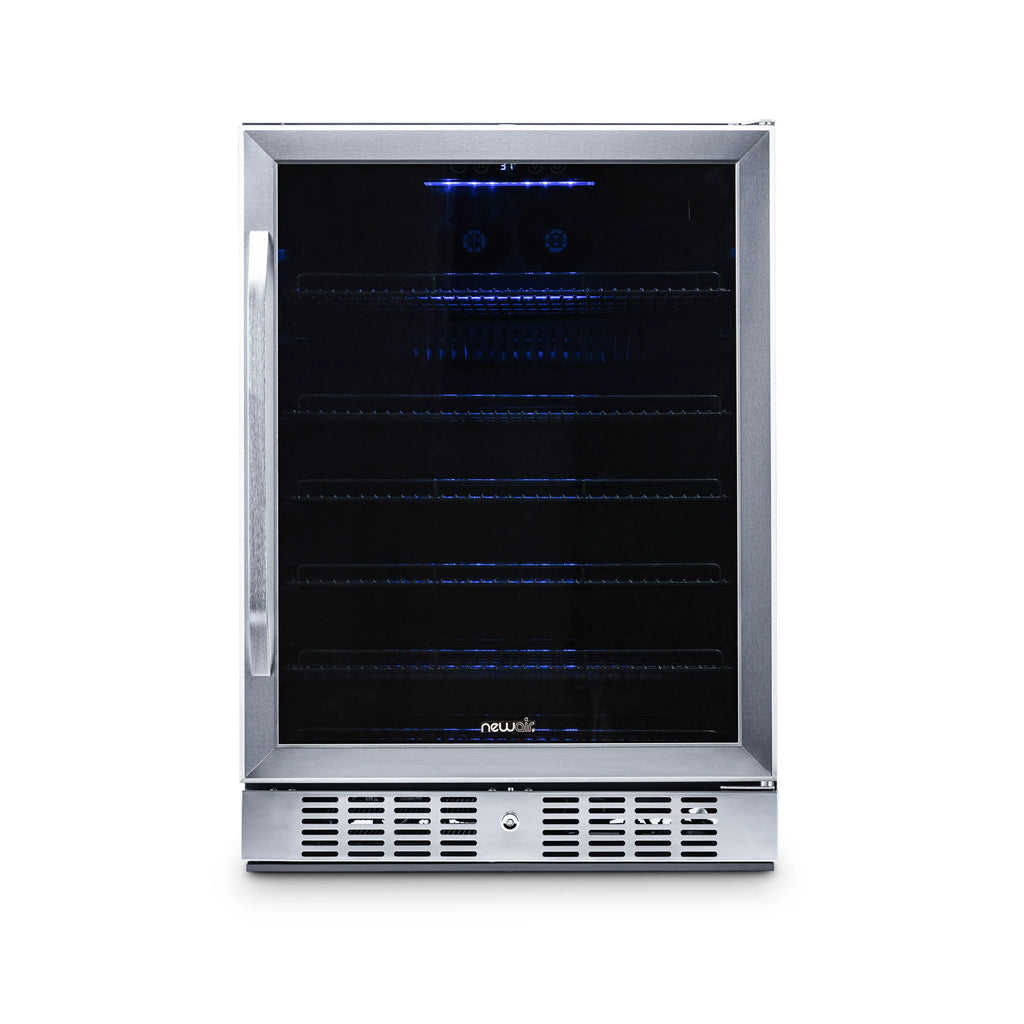 2025 Newair® Refrigerador de Bebidas Empotrable de Acero Inoxidable – 177 Latas – 24"