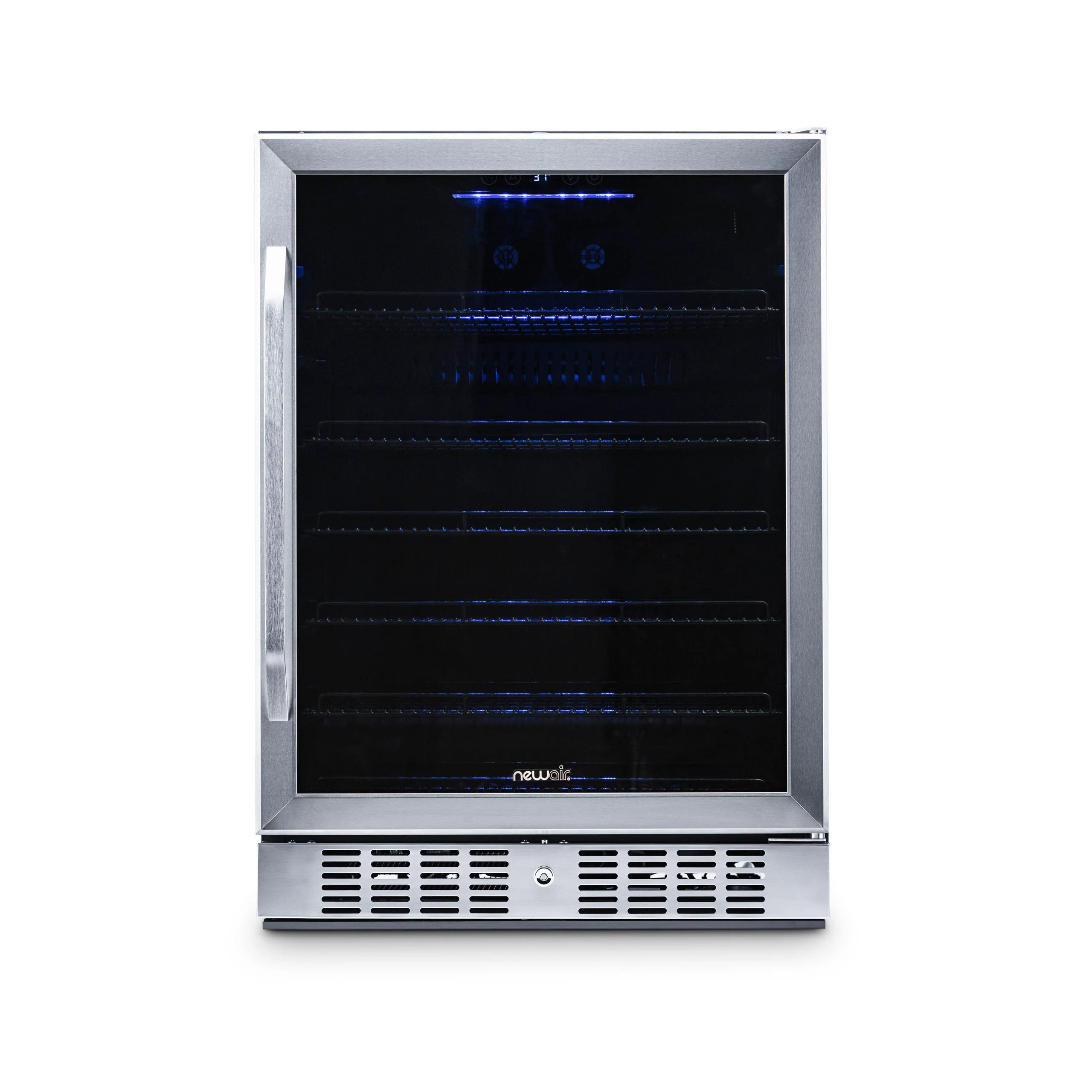 2025 Newair® Refrigerador de Bebidas Empotrable de Acero Inoxidable – 177 Latas – 24"