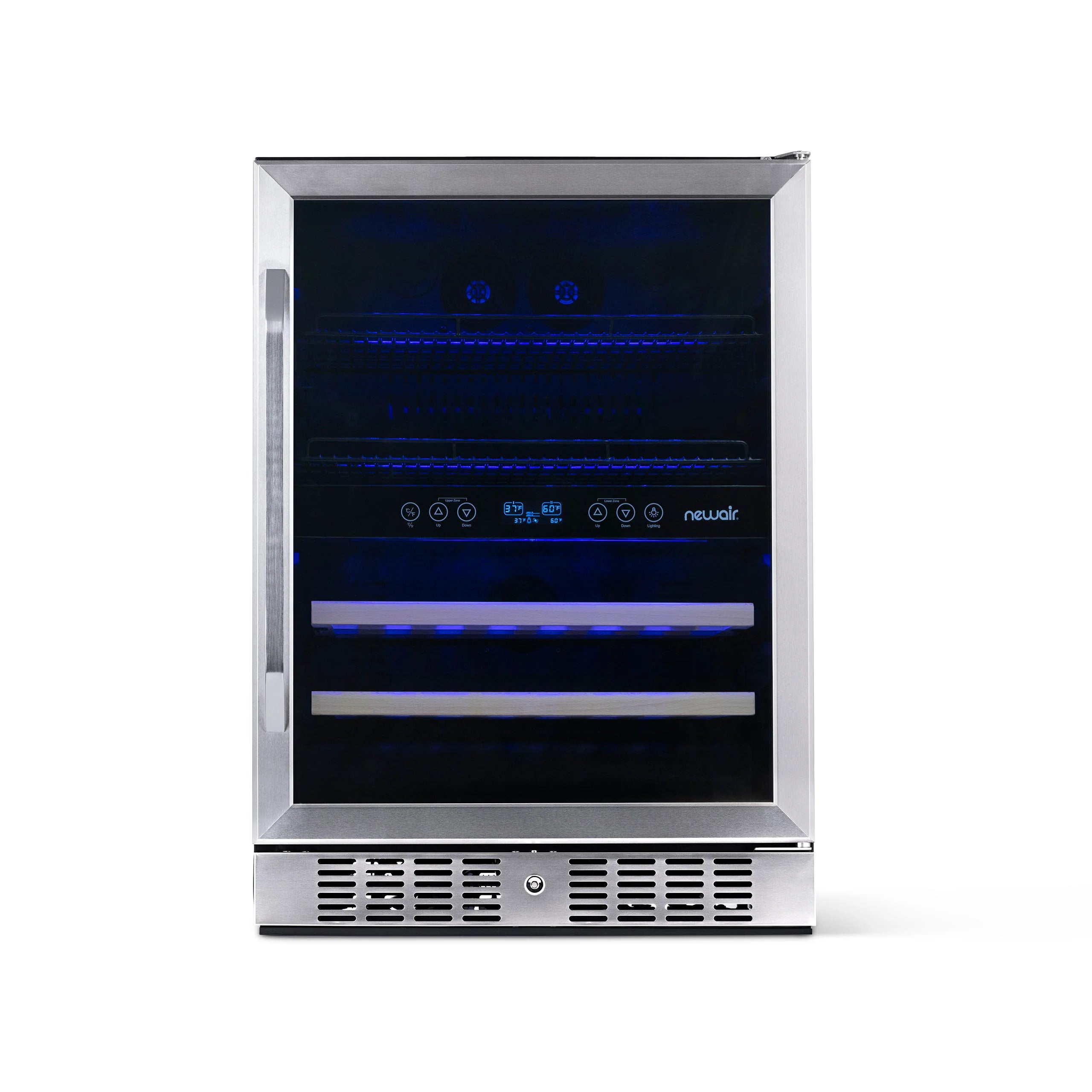 2025 Newair® Refrigerador Empotrable de Doble Zona para 70 Latas y 20 Botellas - 24"