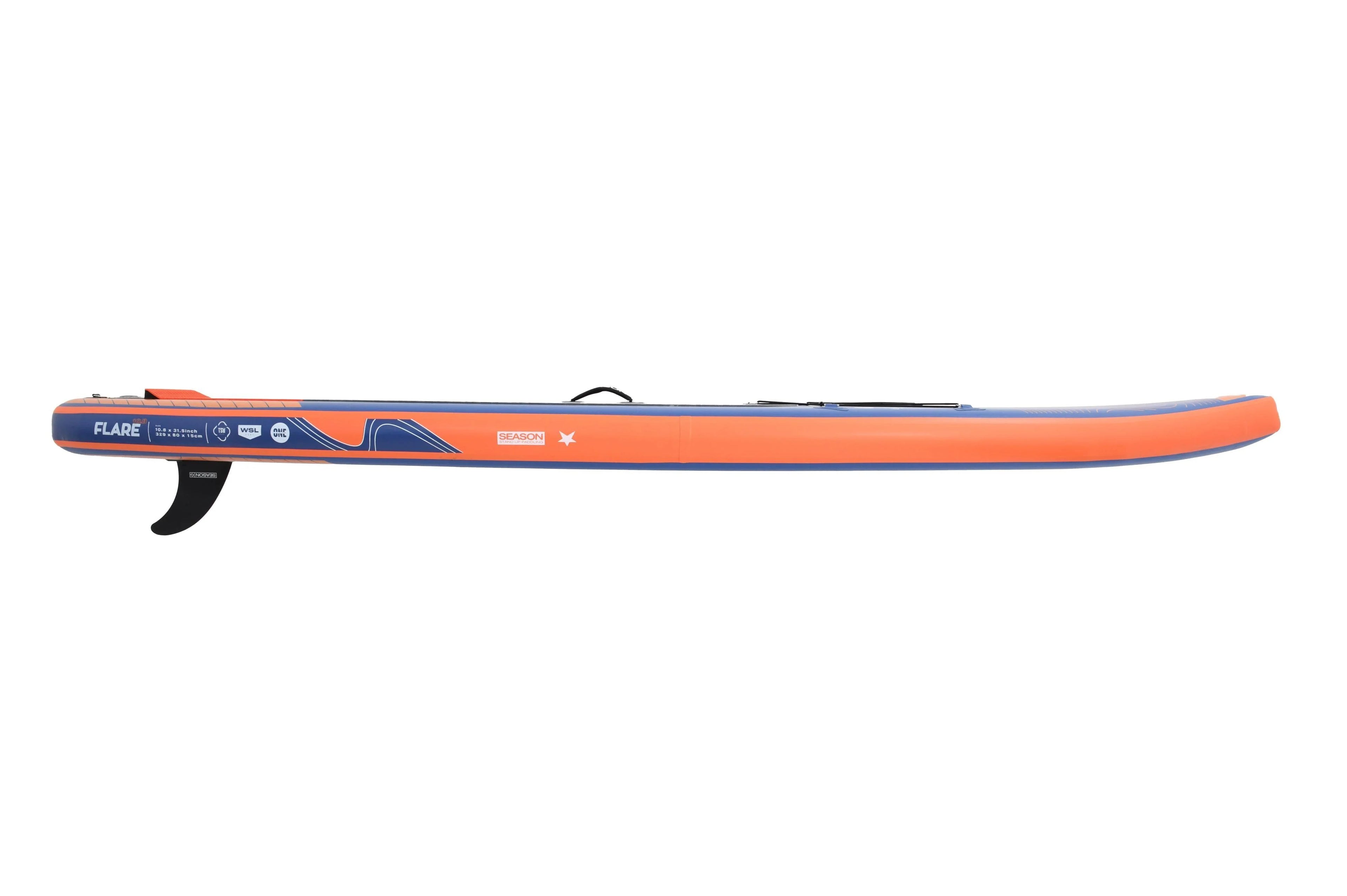 2025 Flare 10.8 Tabla de SUP hinchable – ligera y estable, construcción Woven Dropstitch, accesorios incluidos en mochila
