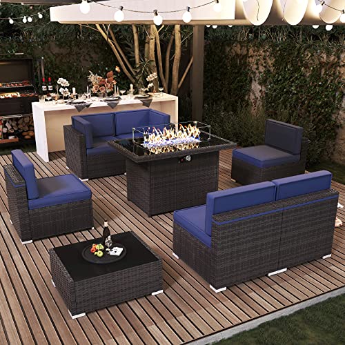 LayinSun Mobiliario de Exterior Seccional para Conversación