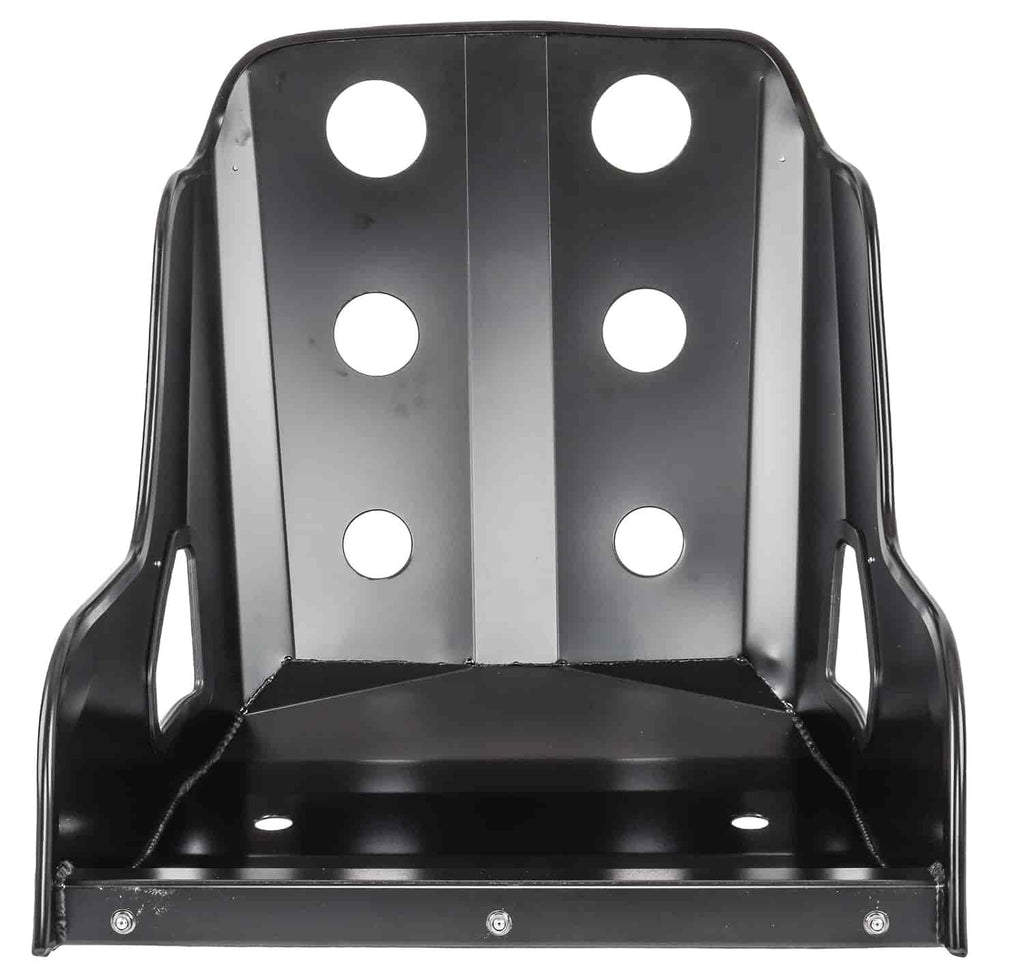 JEGS 702272 Asiento Bomber 18 pulgadas de ancho de cadera, 21 pulgadas de respaldo bajo, 24 pulgadas de profundidad, inclinación de 18 grados