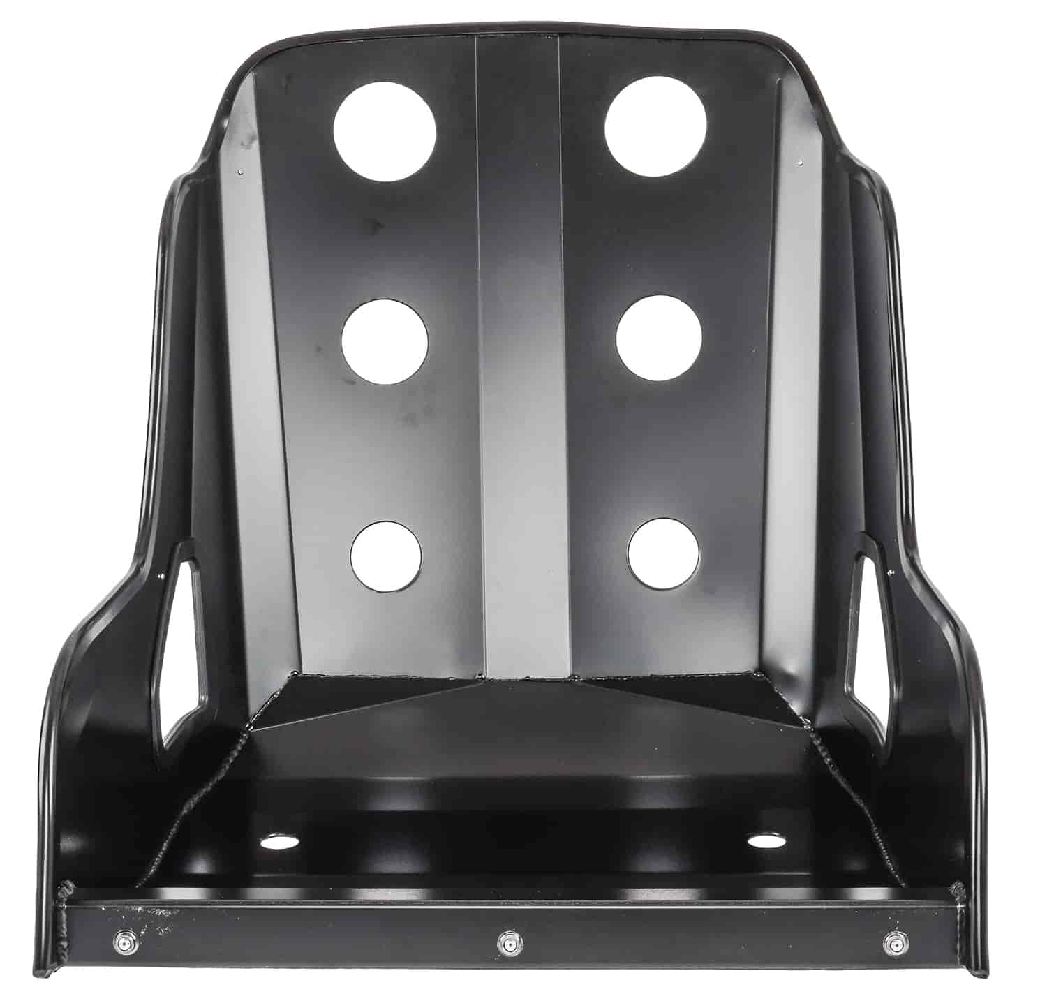 JEGS 702272 Asiento Bomber 18 pulgadas de ancho de cadera, 21 pulgadas de respaldo bajo, 24 pulgadas de profundidad, inclinación de 18 grados