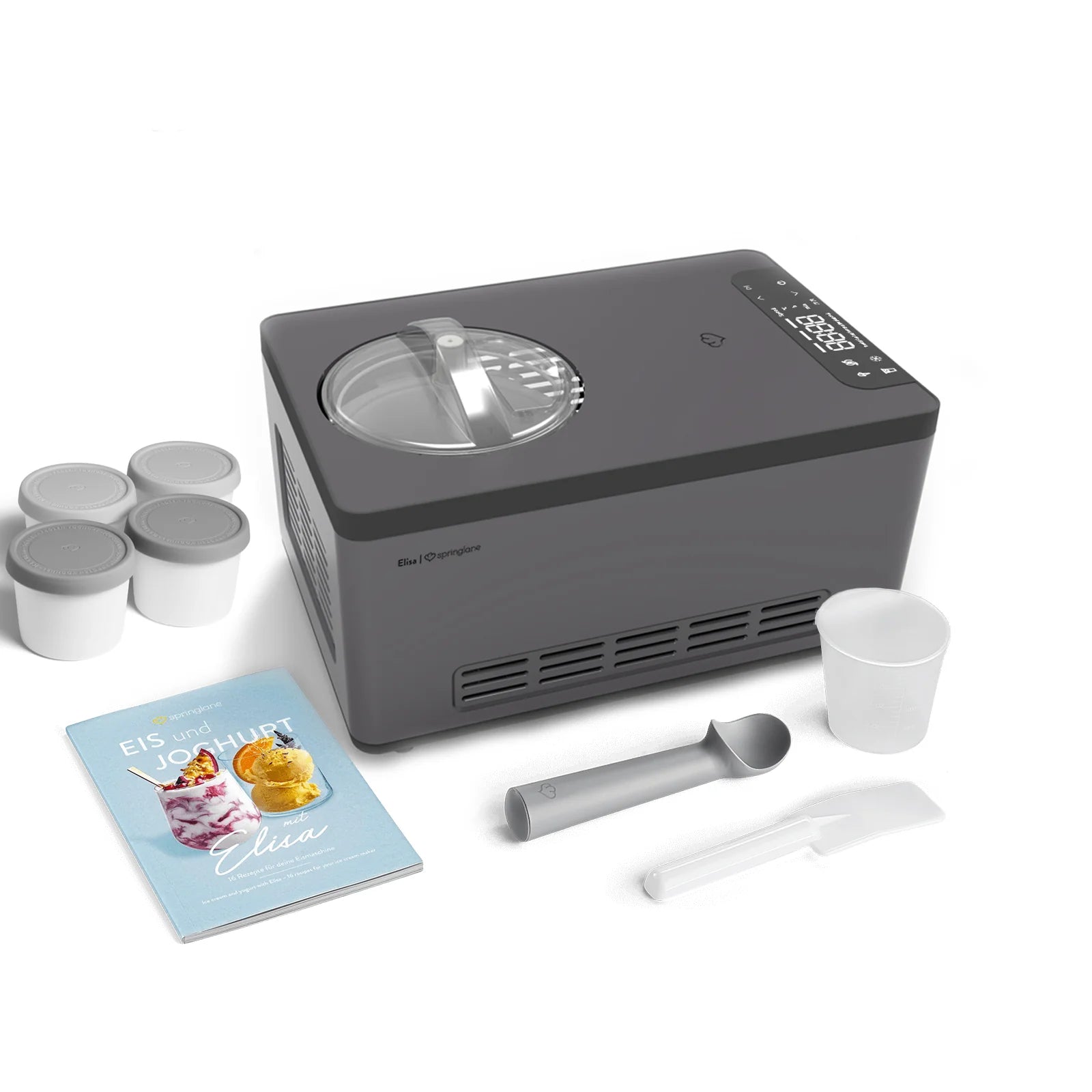 2025 Heladera Elisa 2,0 litros – Negra o Plateada