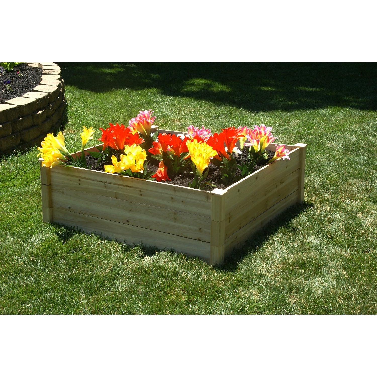 Cama de Jardín Elevada de Ensamblaje Rápido EDEN – 4′ x 4′ x 17.5″