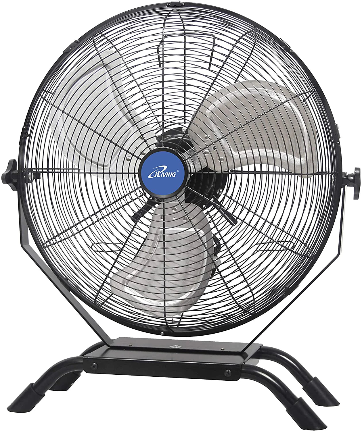 2025 ILG8E20-15 - Ventilador iLIVING de 20" para montaje en pared o de pie, velocidad variable, uso interior/exterior, calidad industrial, ideal para veranda, invernaderos, garaje, taller y muelles de carga, 4650 CFM, color negro