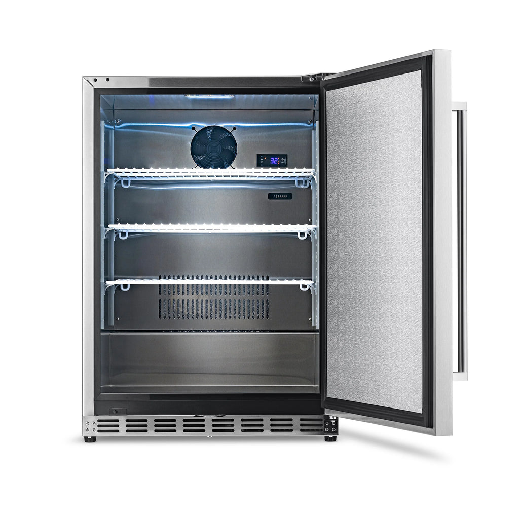 2025 Newair® Refrigerador Comercial Empotrable de 24" – 5,3 pies cúbicos – Acero Inoxidable – 23,6"