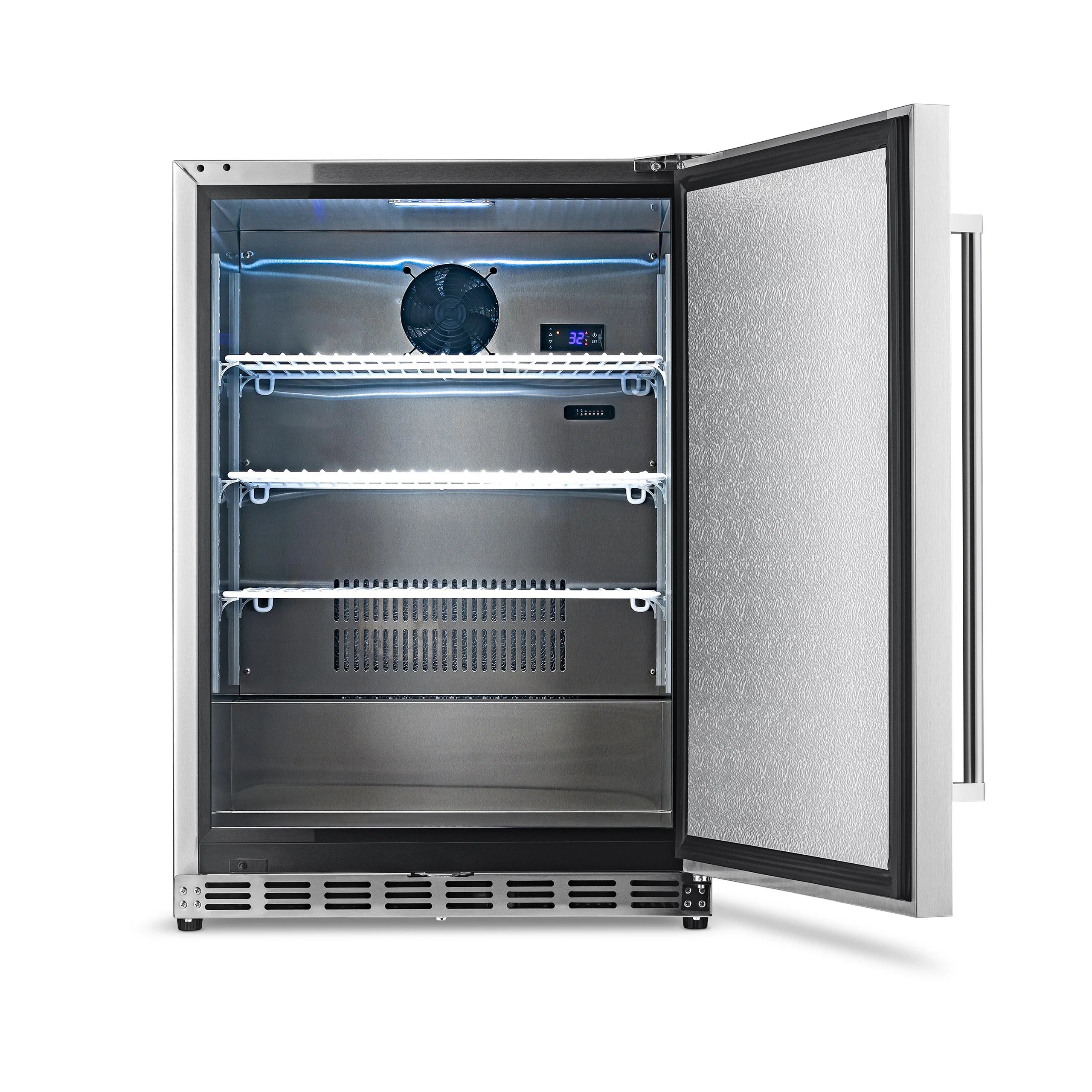 2025 Newair® Refrigerador Comercial Empotrable de 24" – 5,3 pies cúbicos – Acero Inoxidable – 23,6"