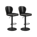 EKHO Colección - Juego de 2 Sillas de Bar 360° Giratoria