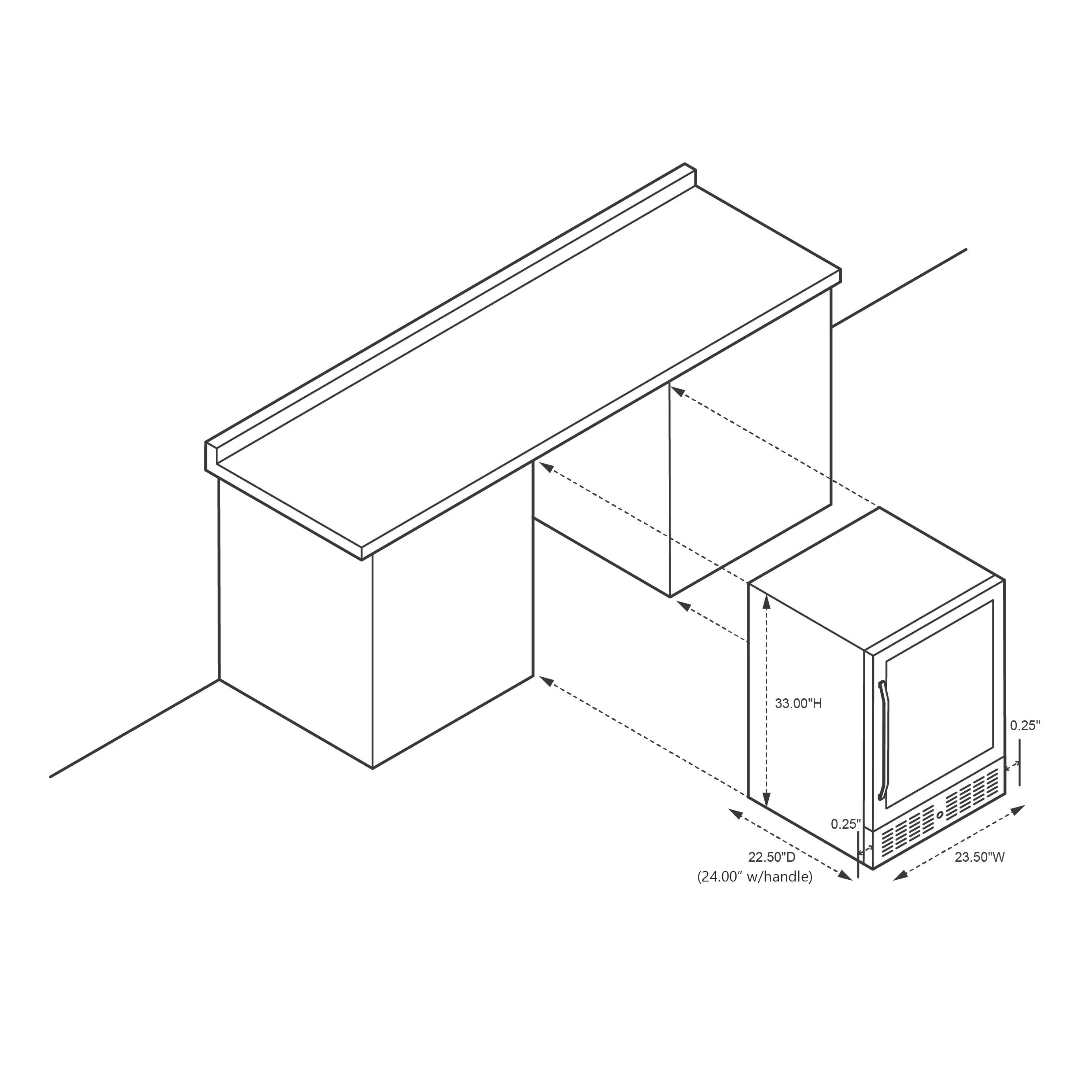 2025 Newair® Refrigerador Empotrable de Doble Zona para 70 Latas y 20 Botellas - 24"