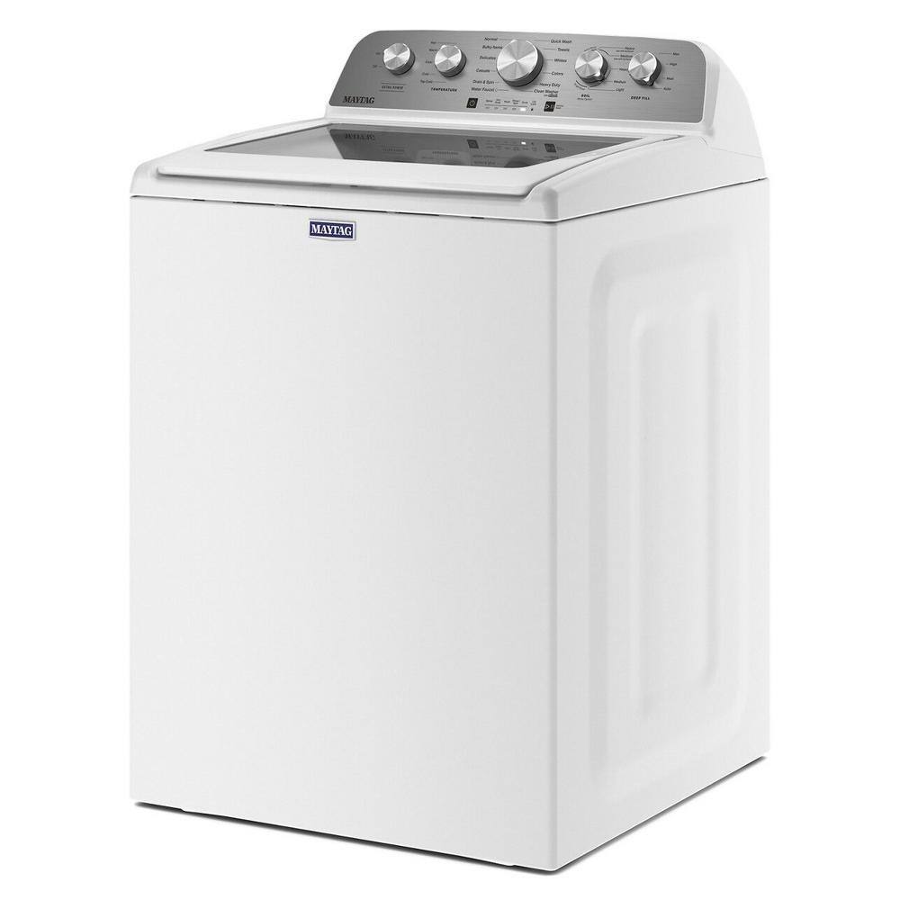 2025 Lavadora de carga superior Maytag de 4.8 pies³ con Extra Power Boost, blanca – Modelo MVW5430MW