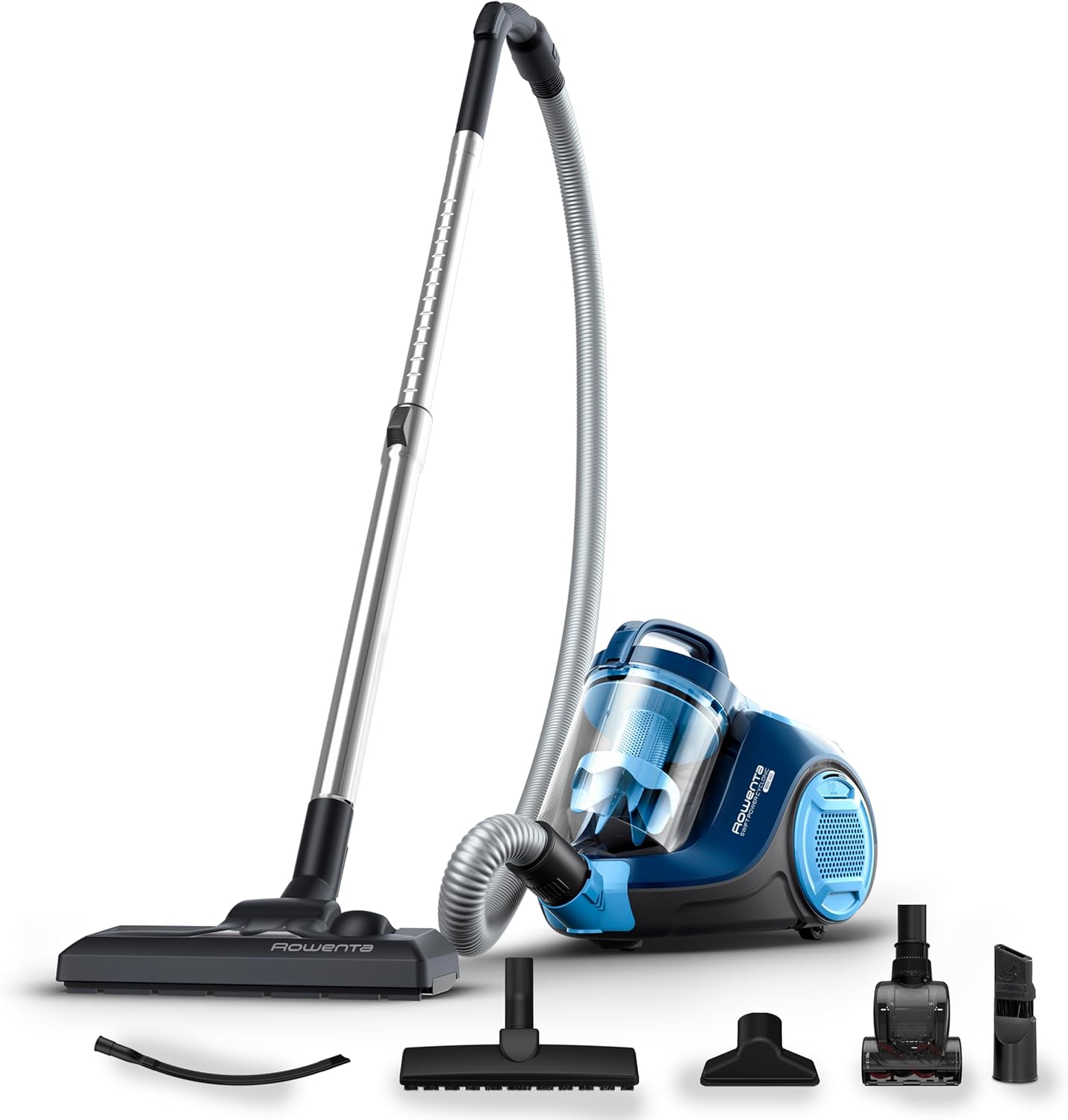 Rowenta Swift Power RO2981 Total Care – Aspiradora Sin Bolsa con Sistema Ciclónico