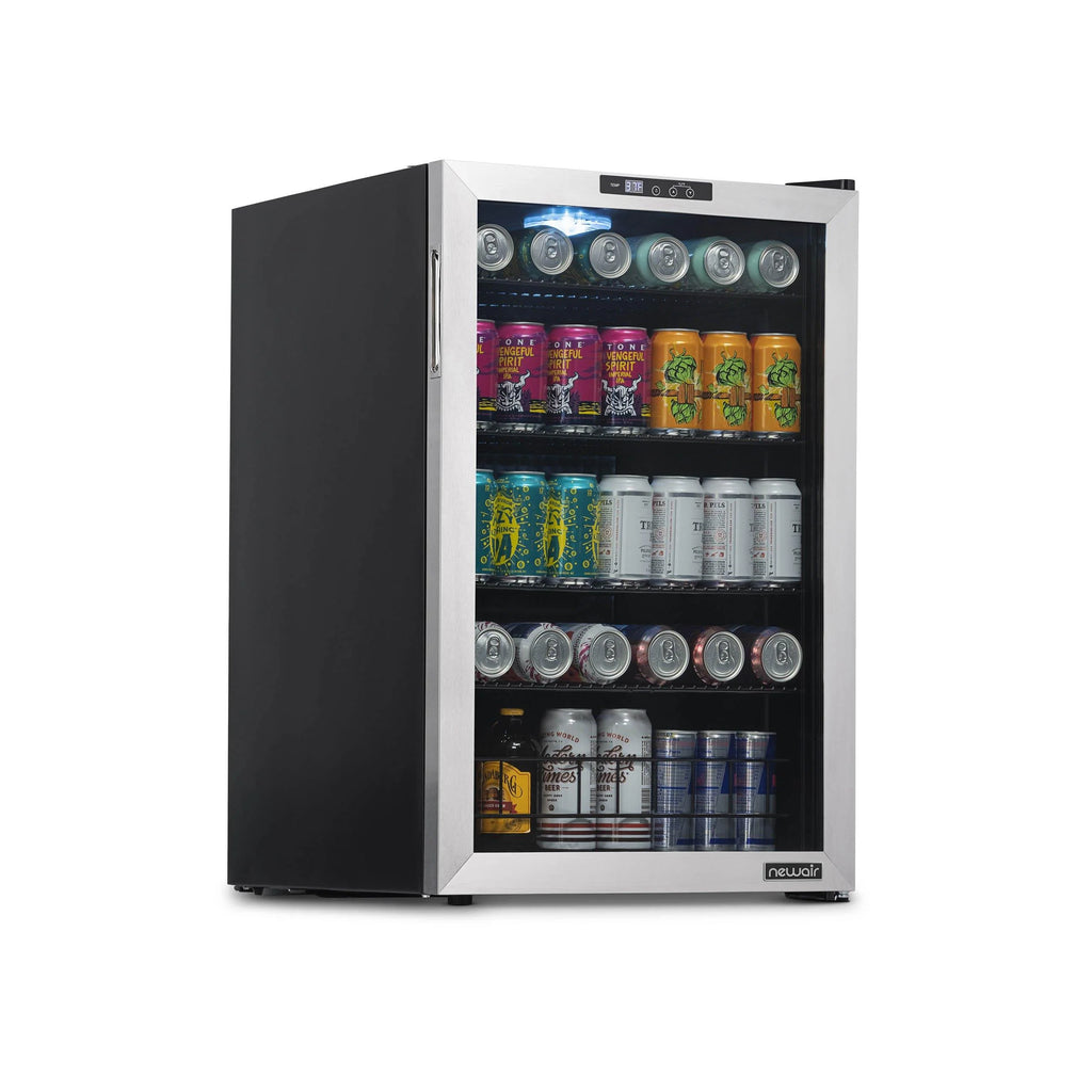2025 Newair® Refrigerador de Bebidas Independiente en Acero Inoxidable – 160 Latas – 21,3"