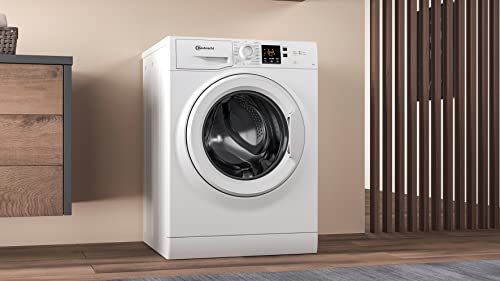 2025 Bauknecht BPW 814 A Lavadora de carga frontal / 8 kg / Eliminación potente de manchas / Clean Plus / Ciclo corto 45' / Anti-Alergia Plus / Detección automática de carga / Opción Extra Touch, Blanco