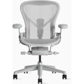 2025 Silla de Oficina Herman Miller Aeron Remastered Tamaño C - Color Mineral, Ajustes Completos, Ruedas para Suelo Duro