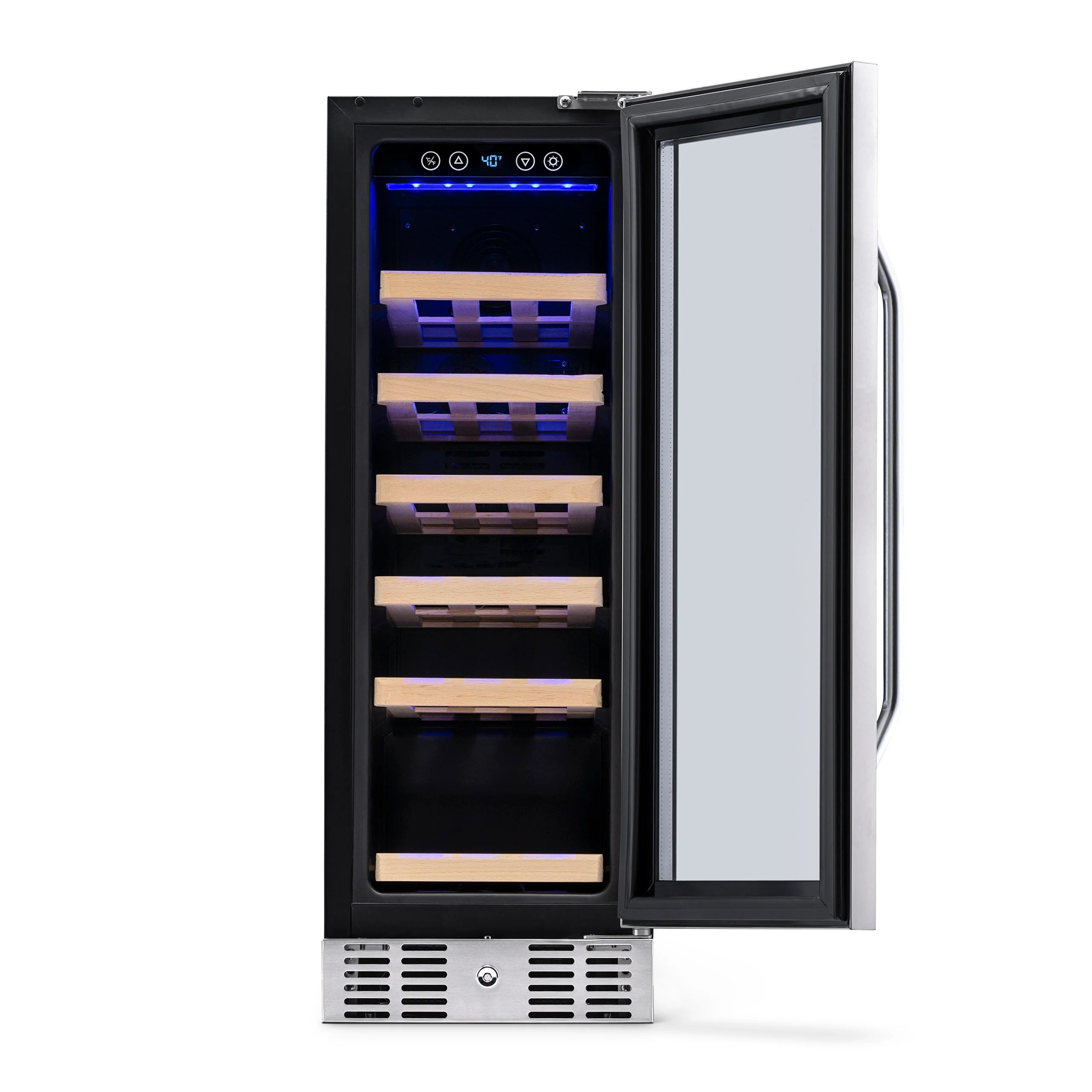 2025 Refrigerador de Vinos Empotrable Newair – Acero Inoxidable