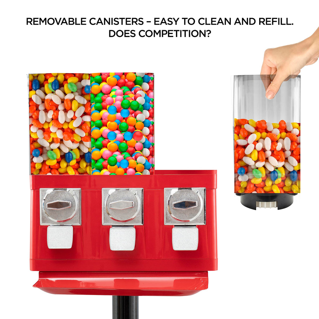 Dispensador Comercial de Máquinas con Contenedores Removibles