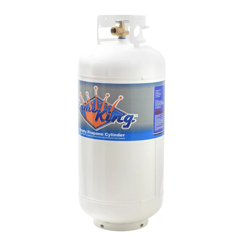 Cilindro de Propano Vacío Flame King YSN401 de 40 lbs con Válvula de Protección contra Sobrecarga