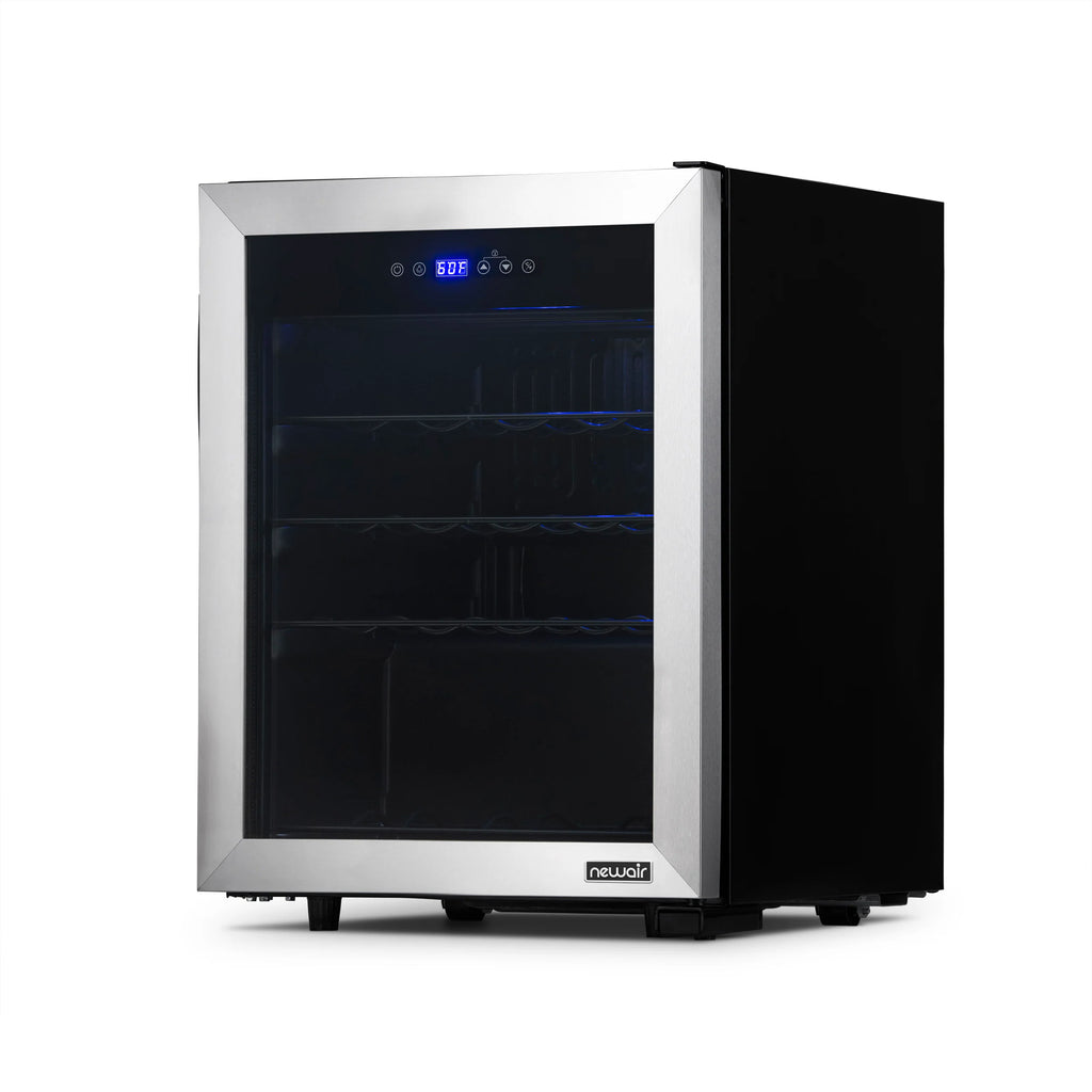 2025 Refrigerador de Vinos Independiente Newair® de Acero Inoxidable – 23 Botellas – 18,9"
