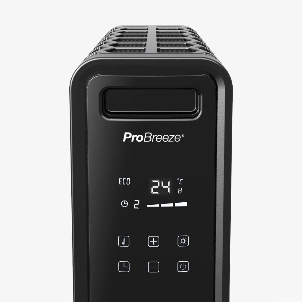 Radiador digital sin aceite 2000W con modo eco