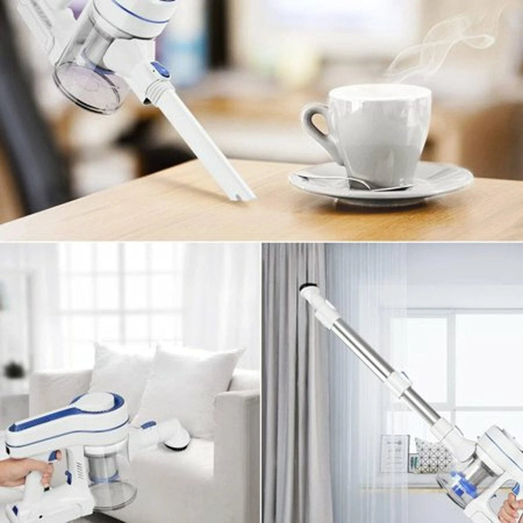 APOSEN Aspiradora Inalámbrica 4 en 1 Ligera, Ideal para Alfombras, Pisos Duros y Pelo de Mascotas