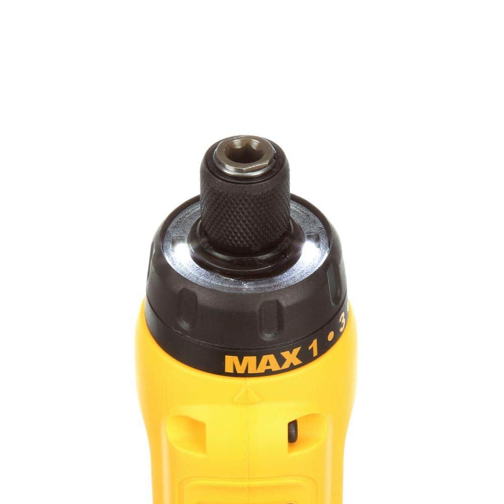 Destornillador Giroscópico Inalámbrico 8V MAX con Mango Ajustable, (2) Baterías de 1.0Ah, Cargador y Bolsa DCF680N2