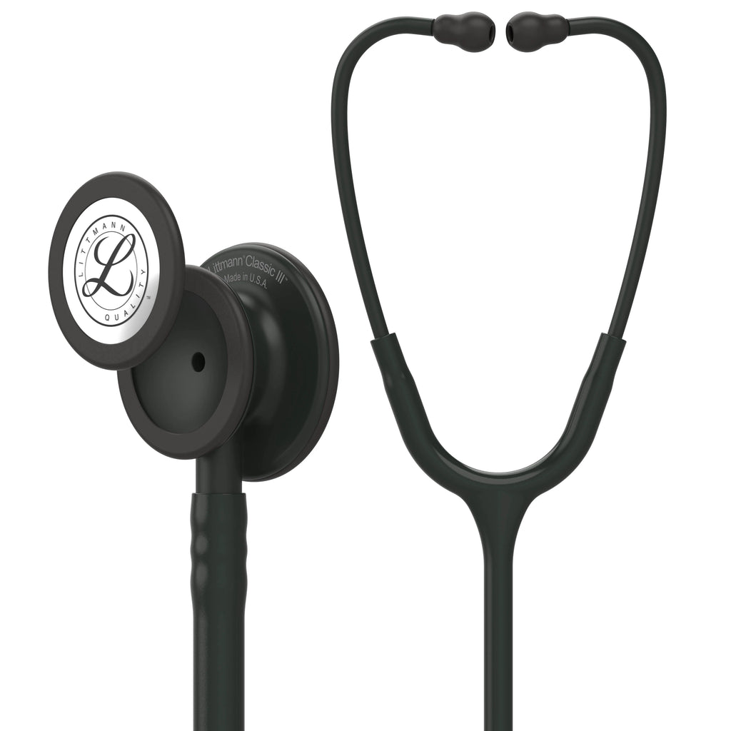 2025 Estetoscopio de Monitoreo Littmann Classic III: Todo Negro 5803