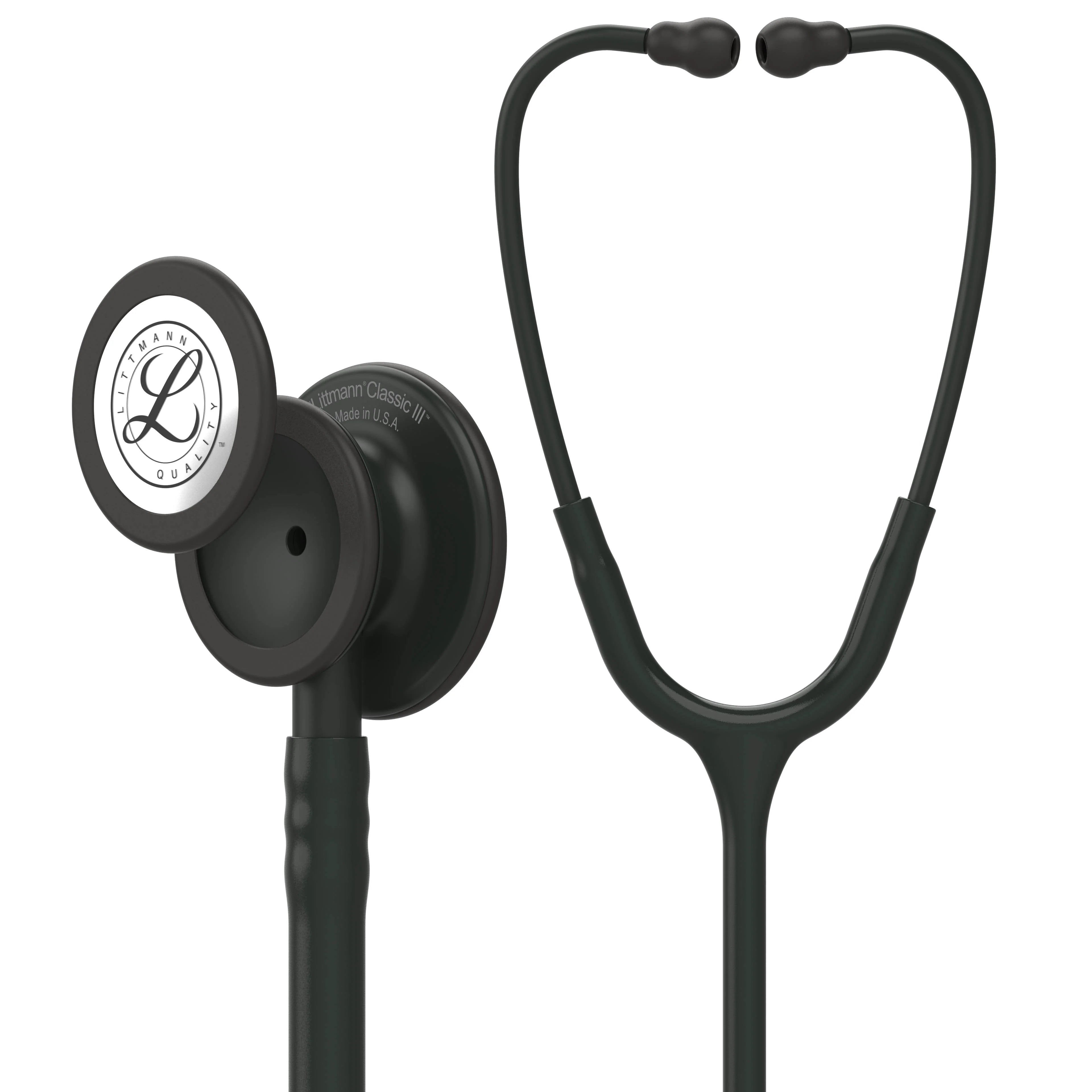 2025 Estetoscopio de Monitoreo Littmann Classic III: Todo Negro 5803