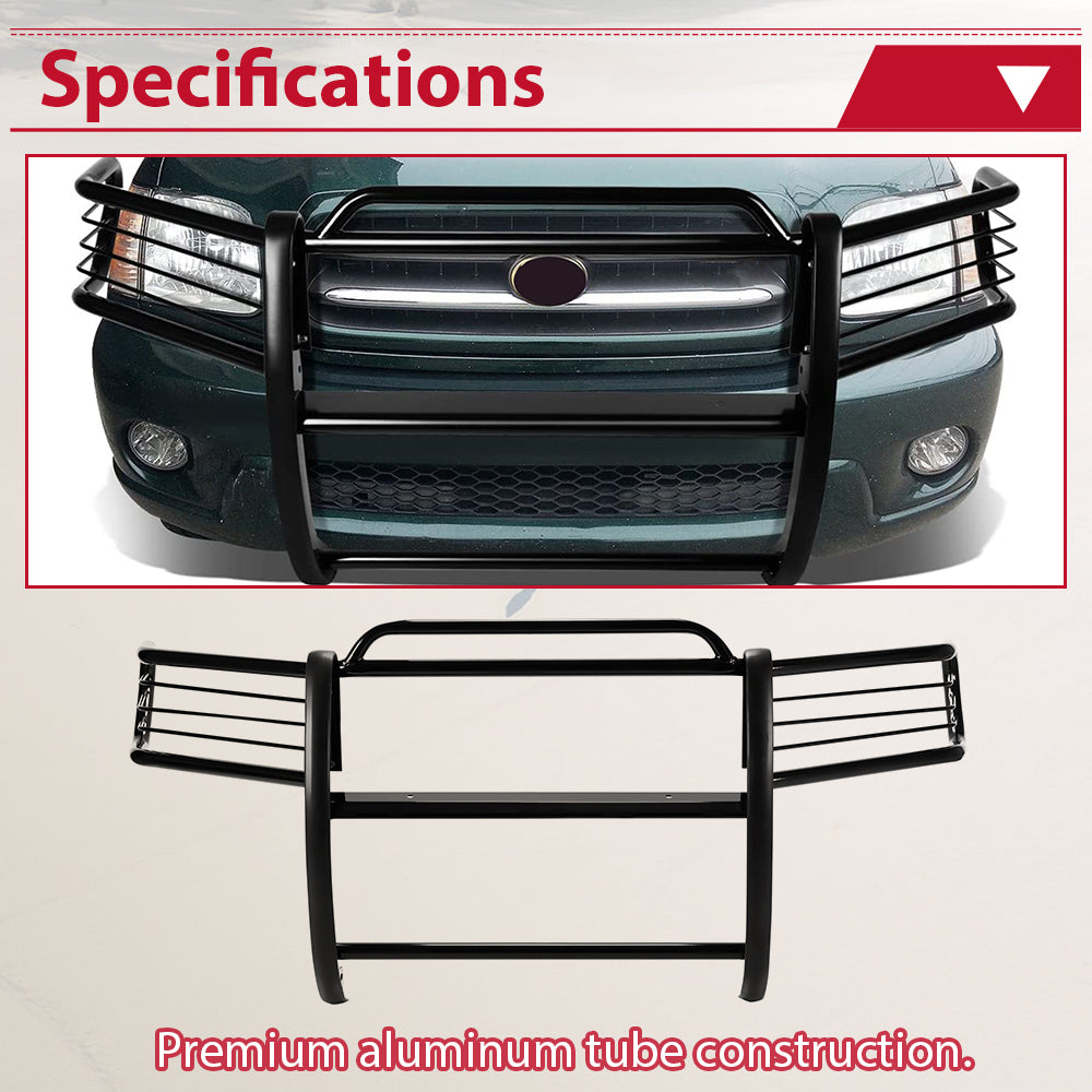 Protector de Rejilla y Parachoques delantera de Acero Negro Kojem para Toyota Tundra 2000-06 y Sequoia 2001-04