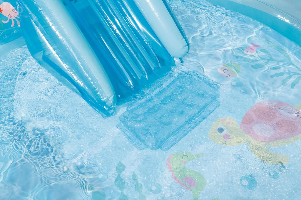 Intex Área de Juego Inflable Jungle Adventure – Piscina con Tobogán y Juegos de Agua para Niños