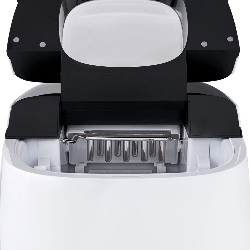 2025 Máquina de Hielo de Encimera Newair® – Cubos de Hielo en Forma de Bala, Blanco