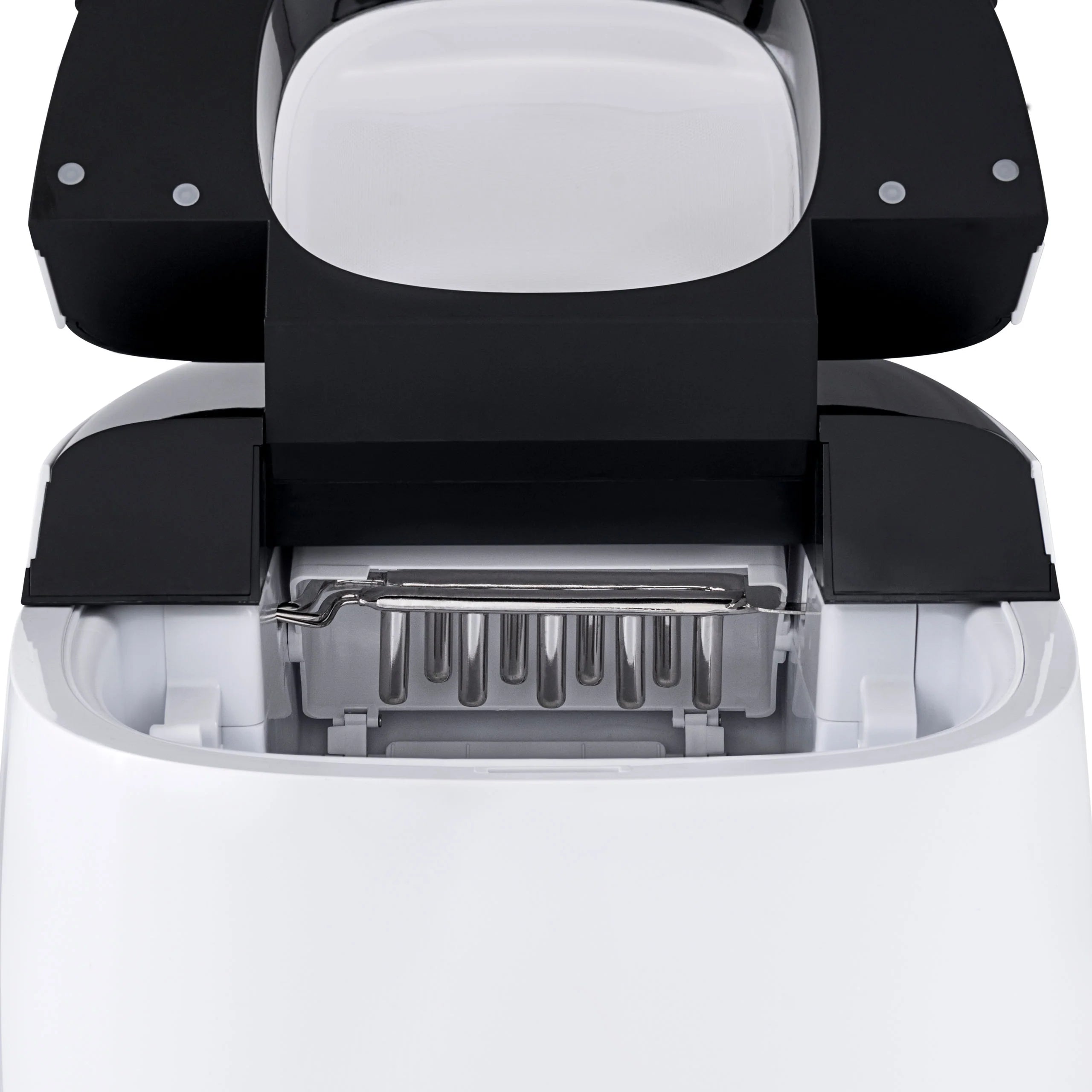 2025 Máquina de Hielo de Encimera Newair® – Cubos de Hielo en Forma de Bala, Blanco