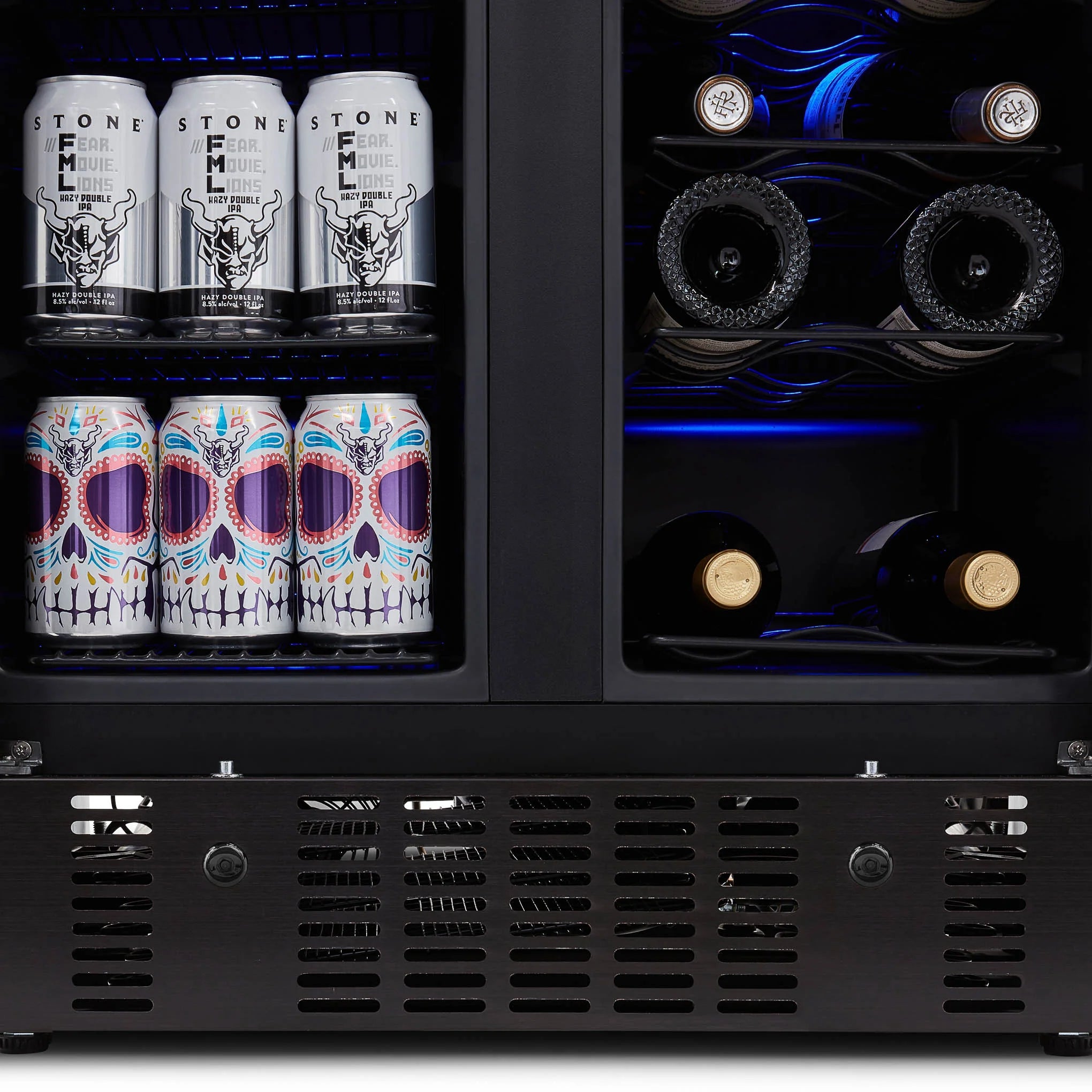 2025 Newair® Refrigerador Empotrable de Doble Zona – 60 Latas y 18 Botellas – 24"