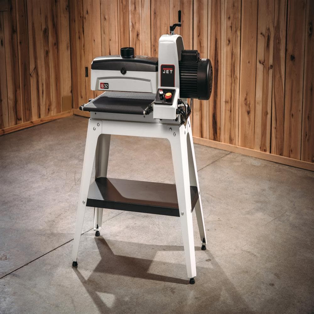 JET JWDS-1632 Lijadora de Tambor 16-32 con Soporte – Modelo 723520K de JET
