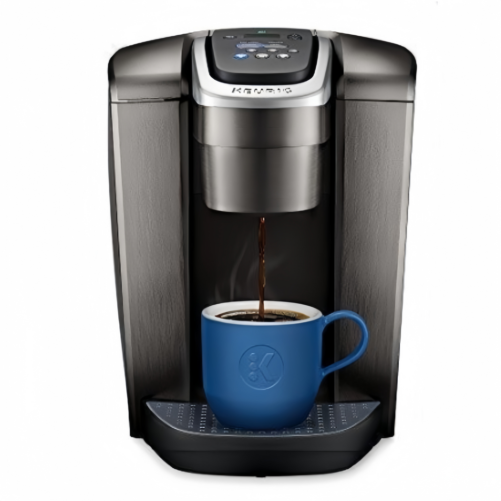 Cafetera Keurig K-Elite, para una taza, con cápsulas K-Cup, con capacidad para café helado, acabado Slate Cepillado