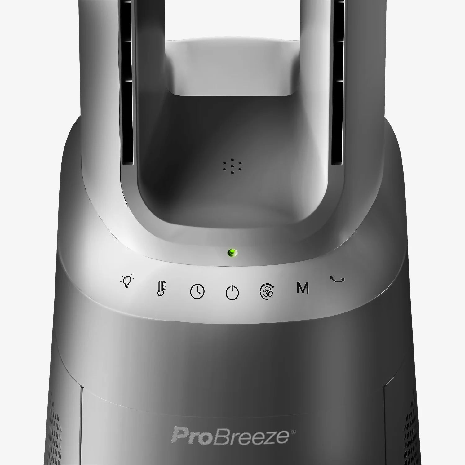 Ventilador torre sin aspas premium OmniAir 41" con purificador de aire - Plateado