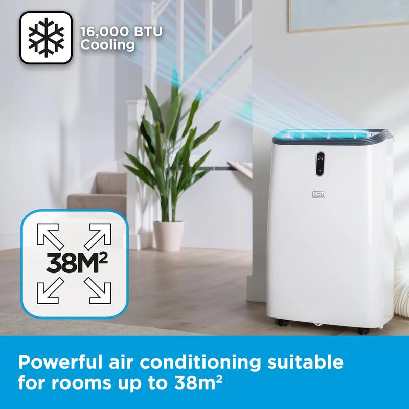 Aire Acondicionado Inteligente Portátil 3 en 1 16000 BTU Black+Decker BXAC40018GB