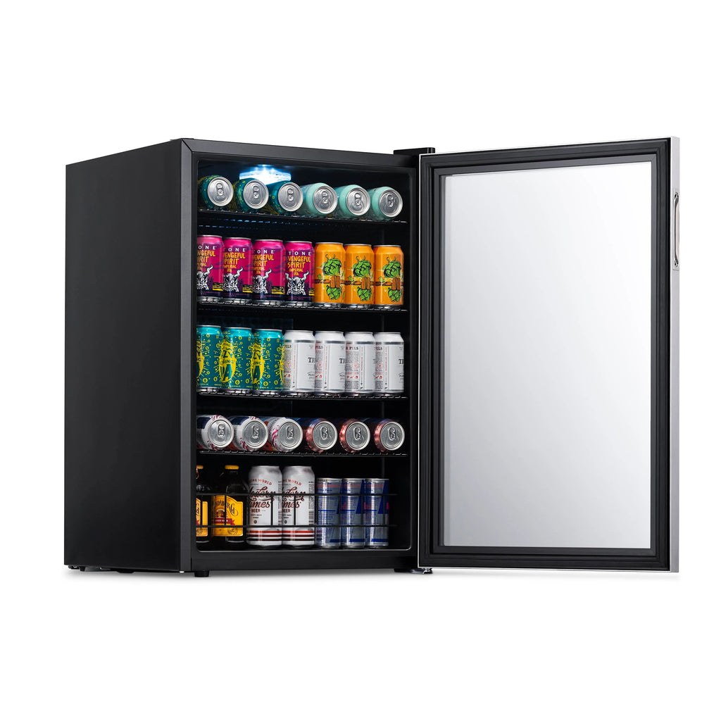 2025 Newair® Refrigerador de Bebidas Independiente en Acero Inoxidable – 160 Latas – 21,3"