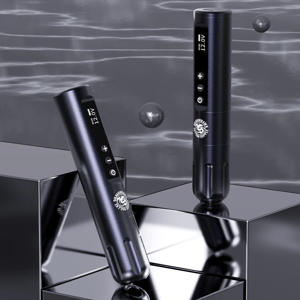 Kit de Máquina de Tatuaje Inalámbrica Dragonhawk X9 con Motor Mcore-L1 – Horas de Trabajo Extremadamente Largas